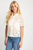 Kenzie Top in Cloud Cream Lace