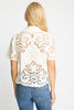 Kenzie Top in Cloud Cream Lace