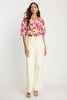 Portia Top in Fuchsia Floret
