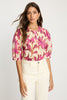 Portia Top in Fuchsia Floret