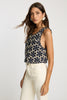 Isabelle Top in Navy / Cream