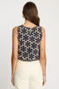 Isabelle Top in Navy / Cream
