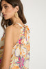 Adele Top in Stitched Flower