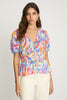 Rhea Top in Vivid Garden