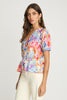 Rhea Top in Vivid Garden