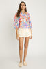 Juliette Top in Vivid Garden