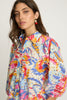 Juliette Top in Vivid Garden