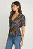 Rhea Top in Midnight Palm