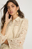 Juliette Top in Natural Lace