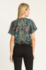 Zola Top in Patchwork Flower
