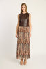 Jag Top in Chocolate Vegan Leather