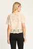Carmen Top in Natural Lace
