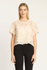 Carmen Top in Natural Lace