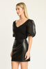 Bako Reversible Blouse in Black