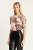 Stellen Top in Rose Grass Haze