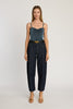 Chelsea Top in Teal Metallic Knit