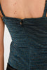 Chelsea Top in Teal Metallic Knit
