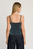 Chelsea Top in Teal Metallic Knit