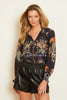 Aurelia Top in Vintage Cheetah