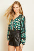 Stella Top in Rhythmic Zebra