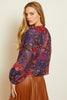 Emery Top in Patchwork Pansy