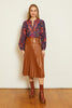 Emery Top in Patchwork Pansy