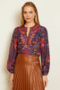 Emery Top in Patchwork Pansy