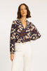 Solange Ginko Block Print Top