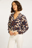 Solange Ginko Block Print Top