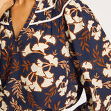 Solange Ginko Block Print Top