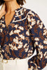 Solange Ginko Block Print Top
