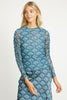 Nessa Teal Ginko Breeze Top