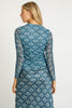 Nessa Teal Ginko Breeze Top
