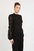 Arabella Top in Black Lace