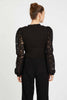 Arabella Top in Black Lace