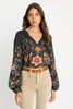 Sophie Top in Leopard Peony