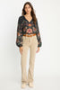 Sophie Top in Leopard Peony
