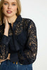 Emmie Top in Dark Navy Lace