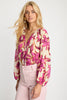 Ariana Top in Fuchsia Floret