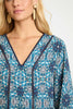 Mandolin Top in Midnight Medallion