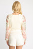 Arielle Top in Stippled Iris
