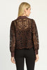 Emmie Top in Chocolate Brown / Black Lace