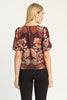 Thea Top in Crouching Cheetah Plum
