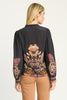Riley Top in Crouching Cheetah Black