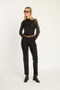 Marta Top in Black Powermesh