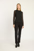 Marta Top in Black Powermesh