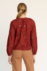 Dolly Top in Fired Brick Lace