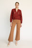 Dolly Top in Fired Brick Lace