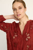 Dolly Top in Fired Brick Lace