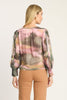 Jaci Top in Rose Grass Haze